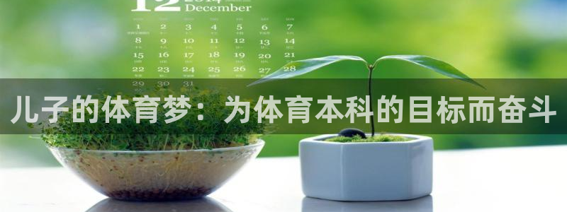 儿子的体育梦：为体育本科的目标而奋斗